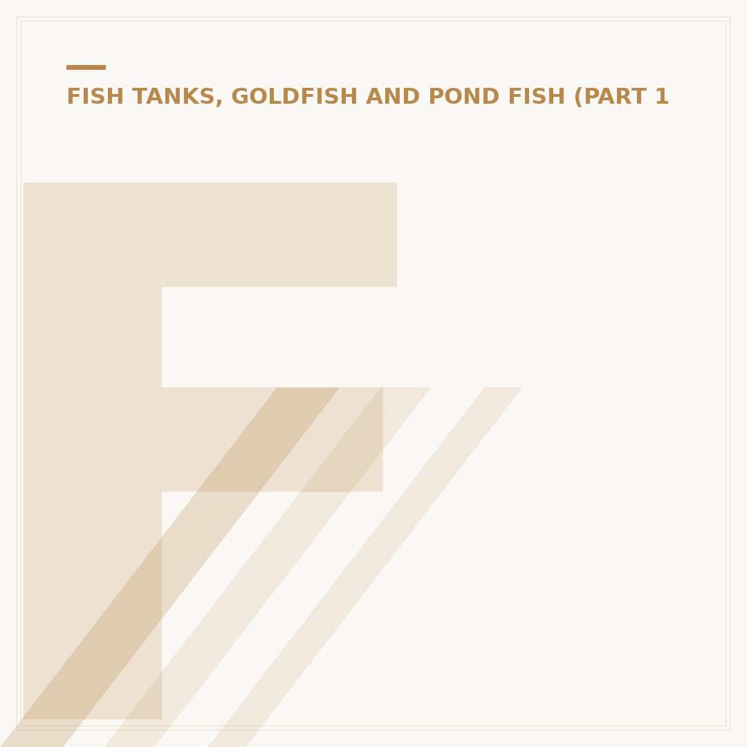 Fish Tank Table: Choosing a Suitable Stand