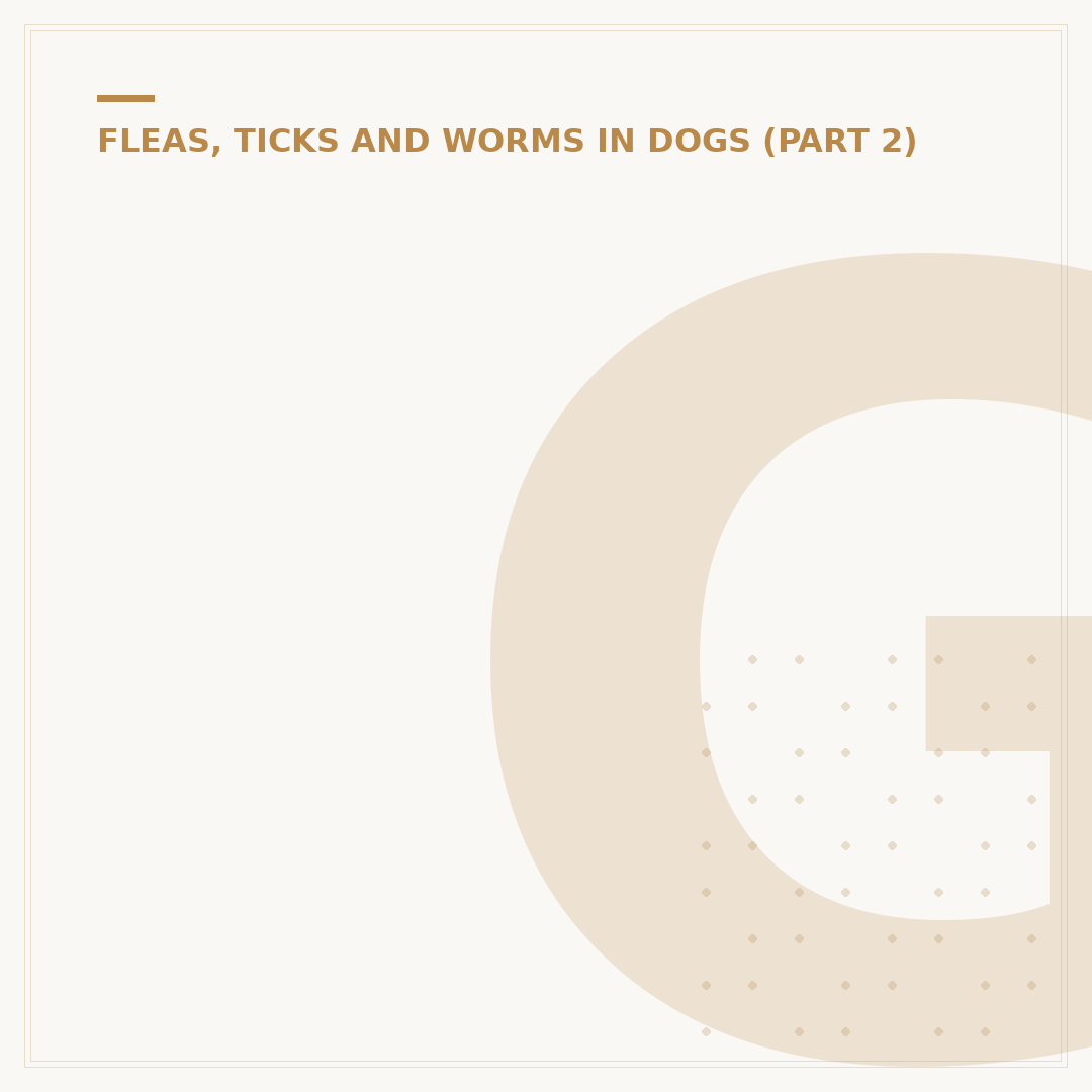 Giardia in Puppies: Symptoms, Causes & Treatment