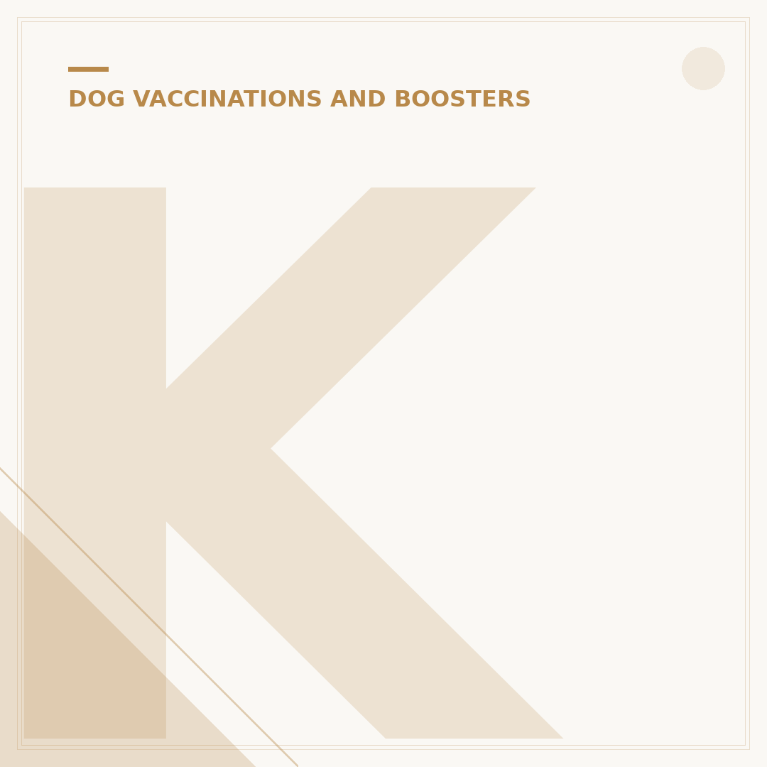 Kennel Cough Vaccine for Immunocompromised Owners