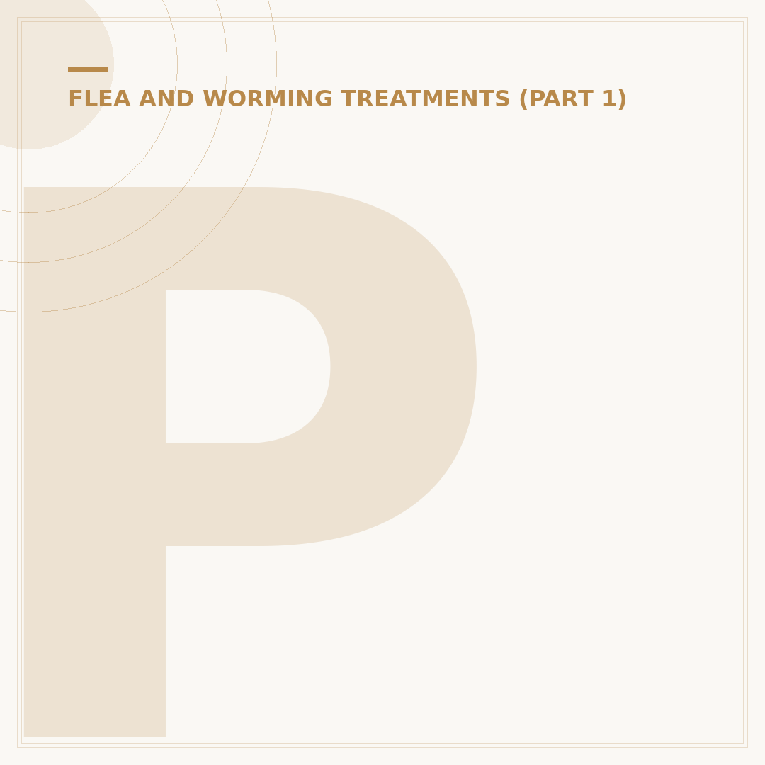 Puppy Worming Tablets