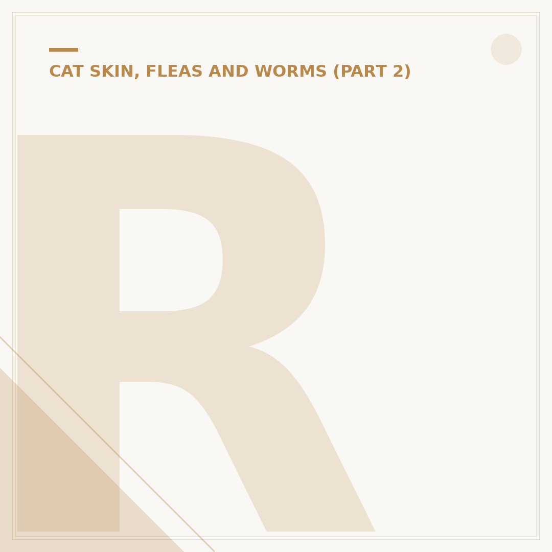 Revolution Flea Control for Cats: What You Need