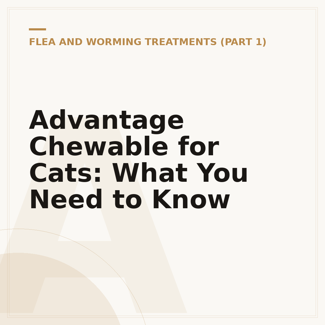 Advantage Chewable for Cats: What You Need to Know