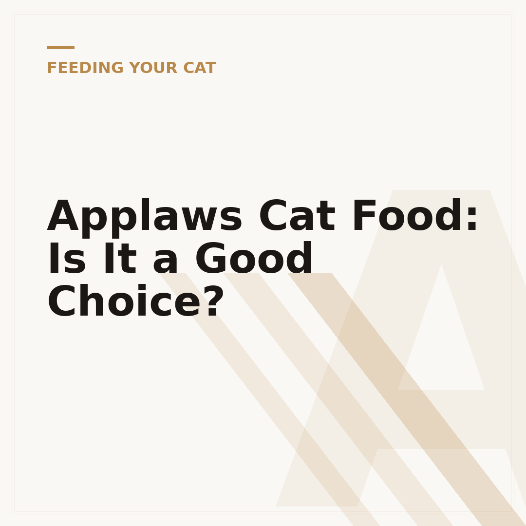 Applaws Cat Food: Is It a Good Choice?