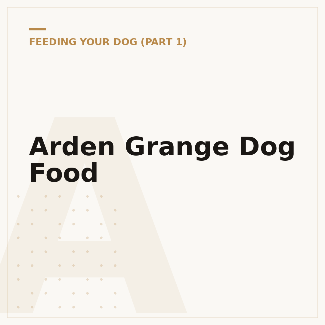 Arden Grange Dog Food