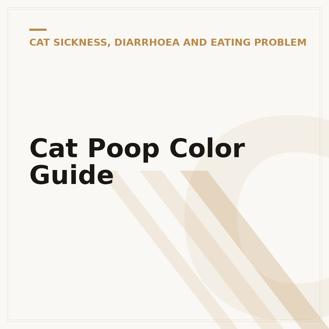 Cat Poop Color Guide