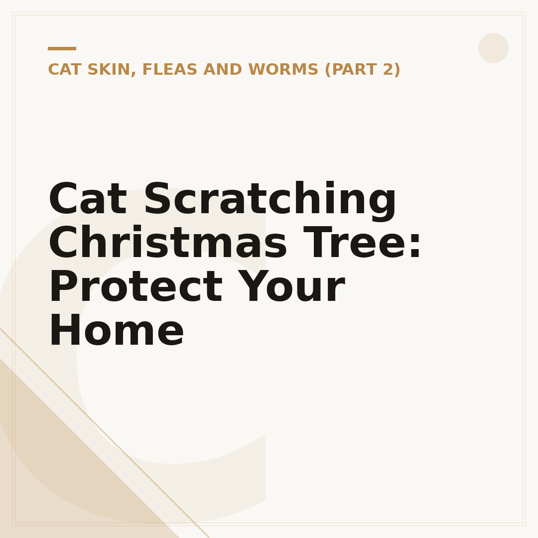 Cat Scratching Christmas Tree: Protect Your Home