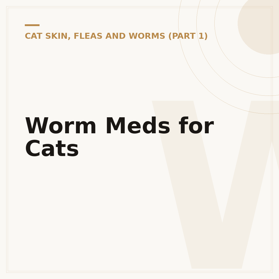 Worm Meds for Cats