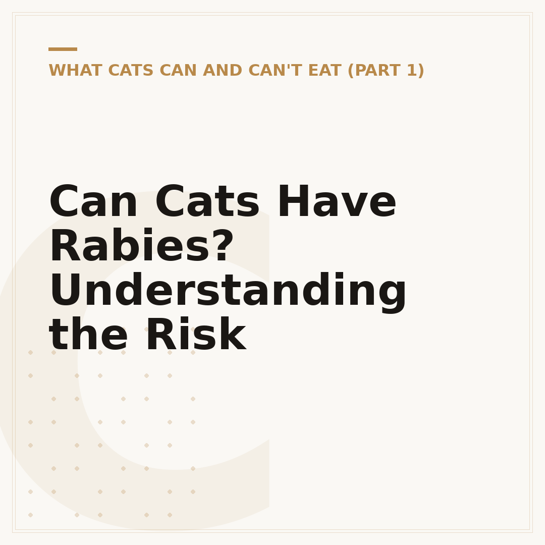 Can Cats Have Rabies? Understanding the Risk