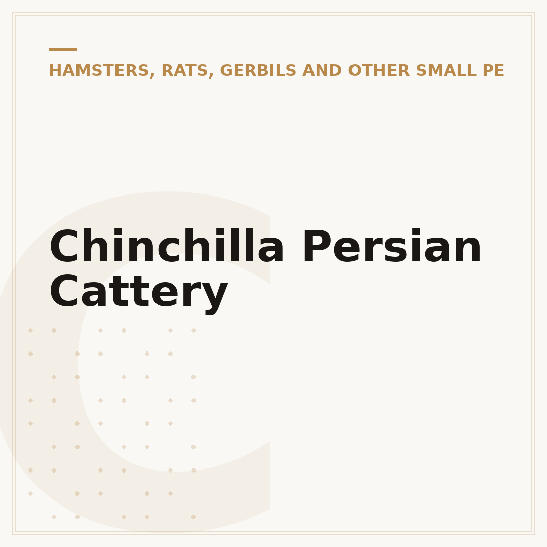 Chinchilla Persian Cattery