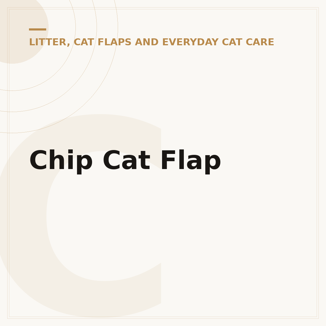 Chip Cat Flap