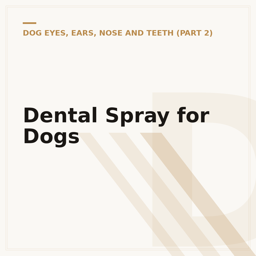 Dental Spray for Dogs