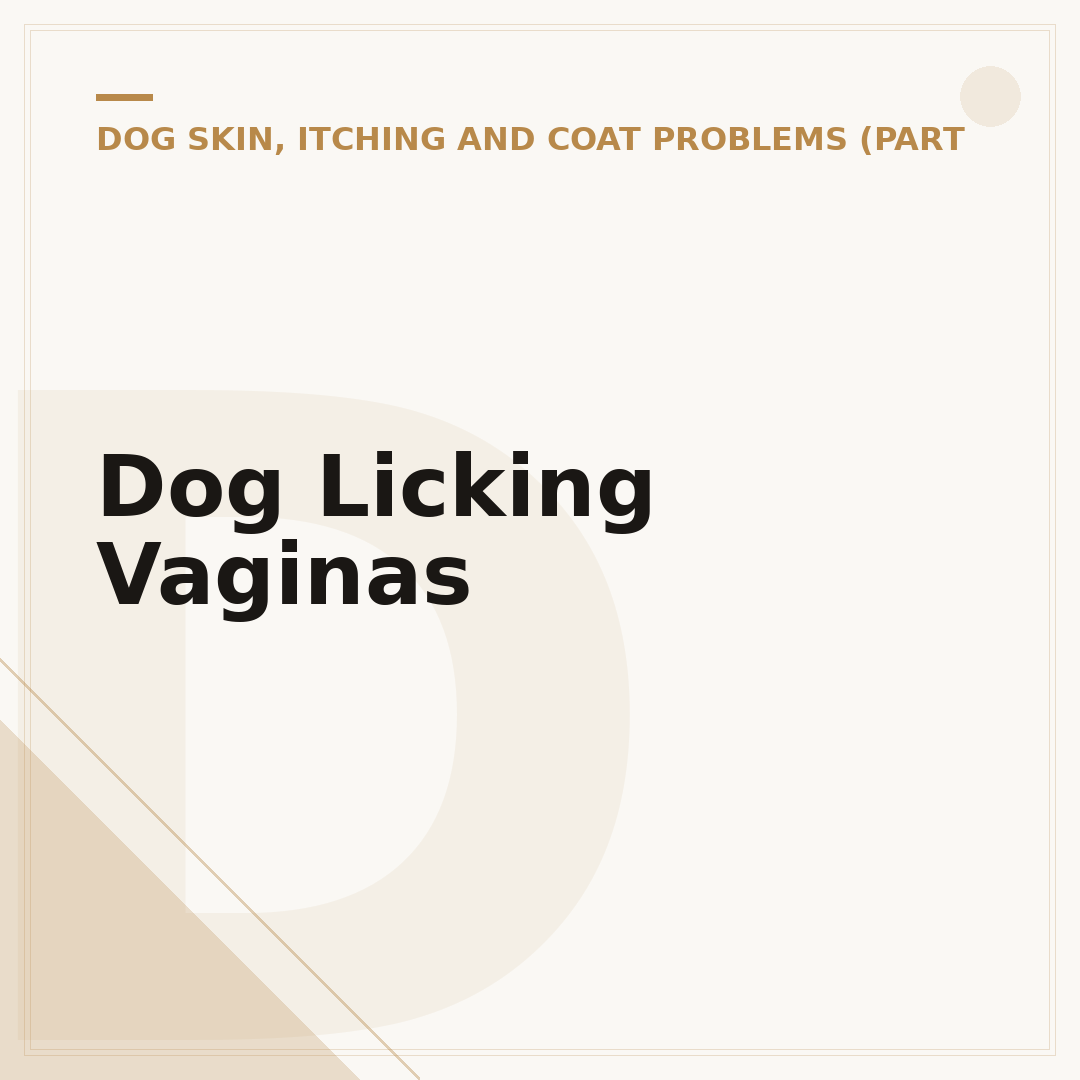 Dog Licking Vaginas