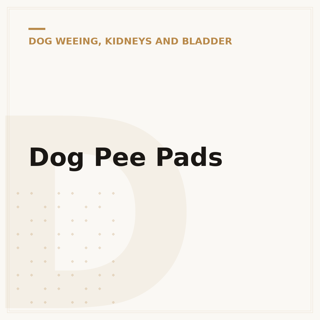 Dog Pee Pads
