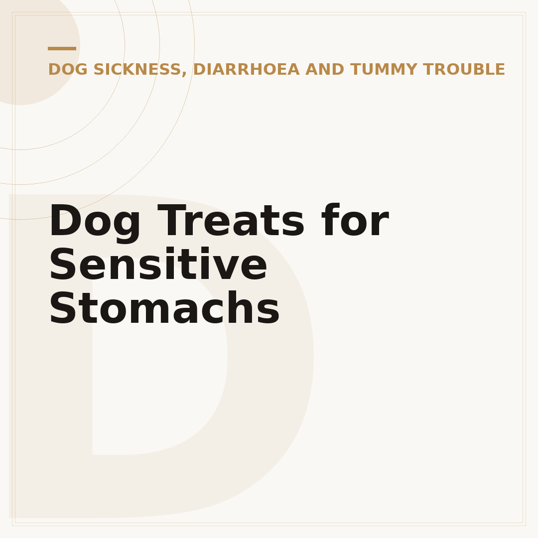 Dog Treats for Sensitive Stomachs