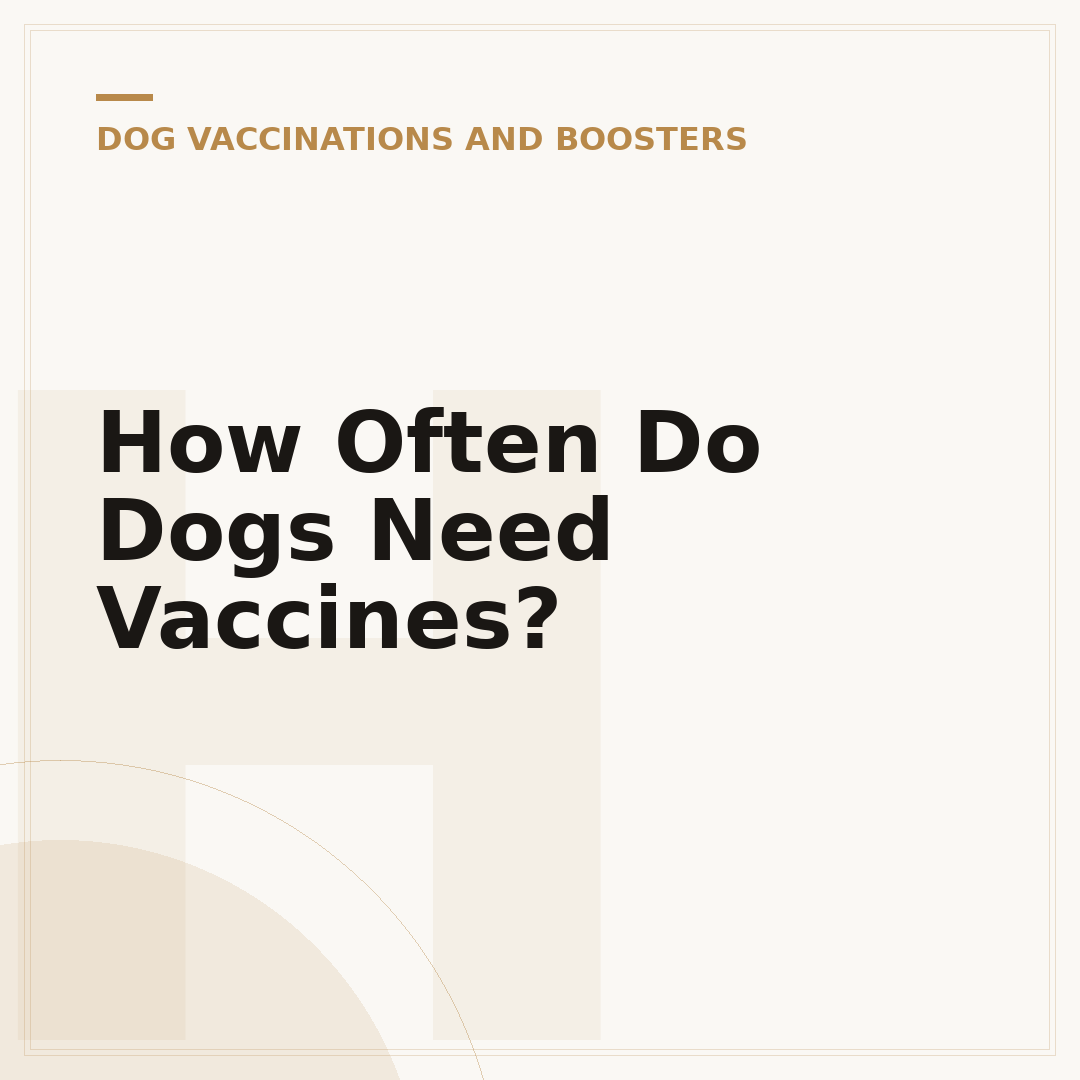 How Often Do Dogs Need Vaccines?