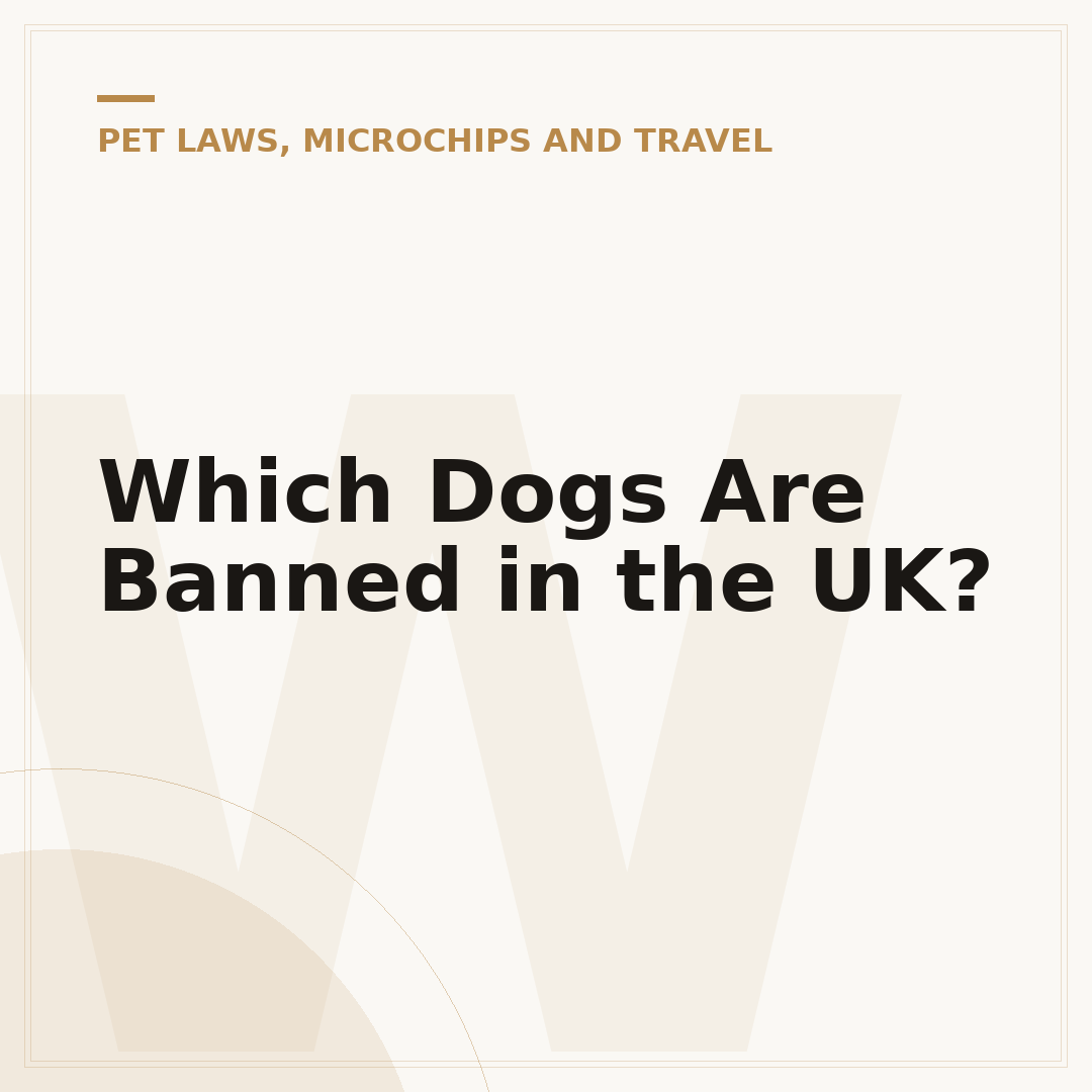 Which Dogs Are Banned in the UK?