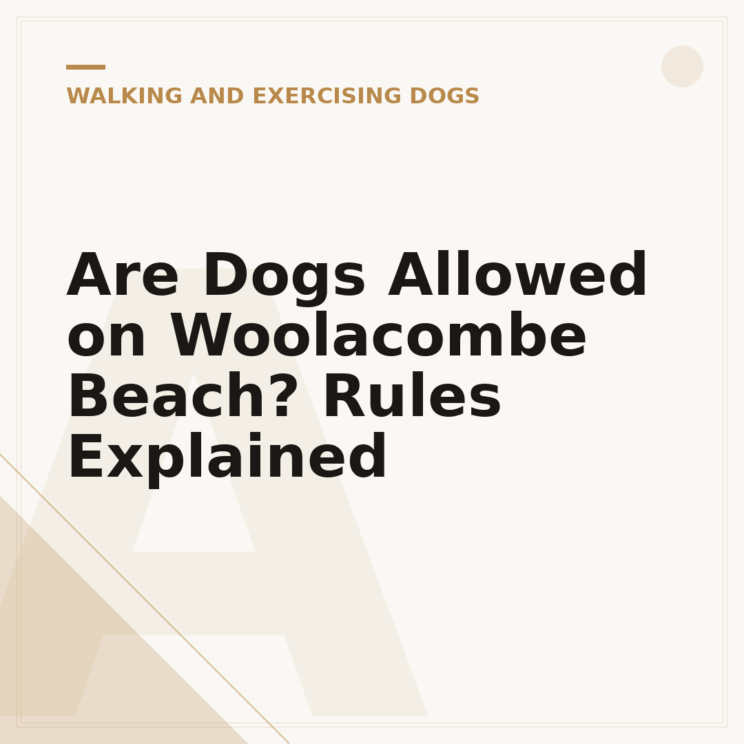 Are Dogs Allowed on Woolacombe Beach? Rules Explained