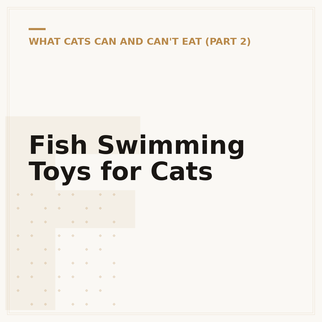 Fish Swimming Toys for Cats