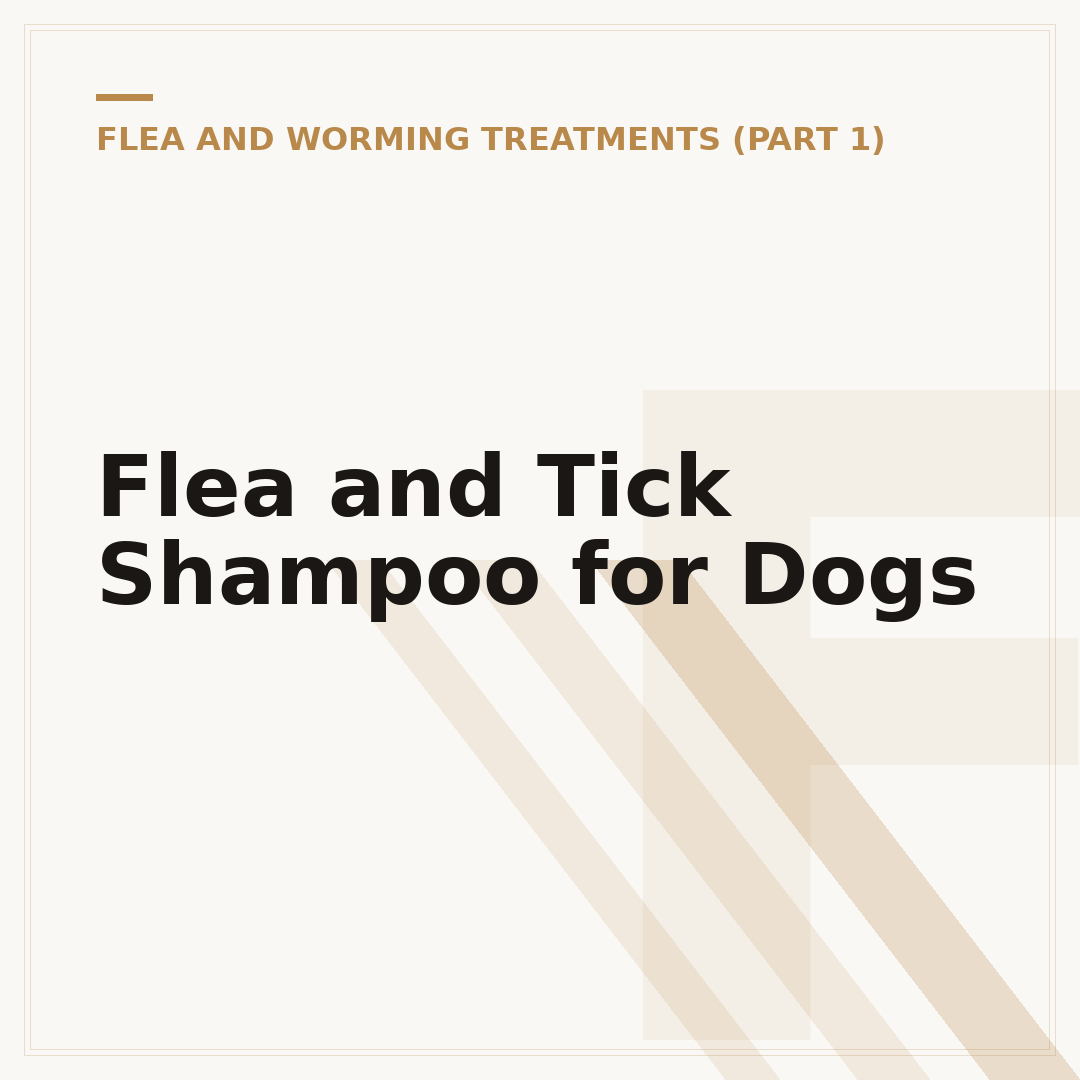 Flea and Tick Shampoo for Dogs