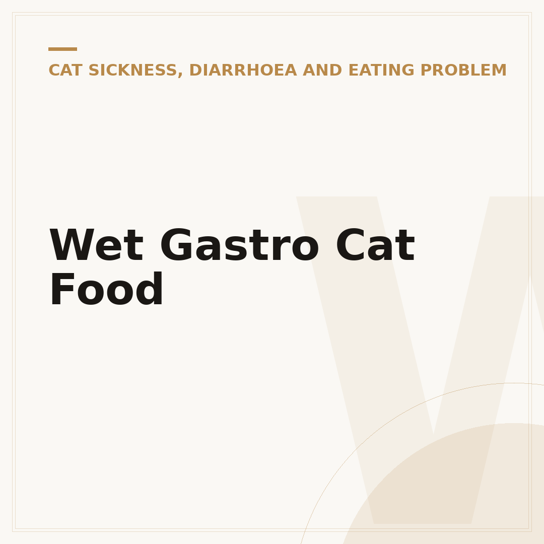 Wet Gastro Cat Food
