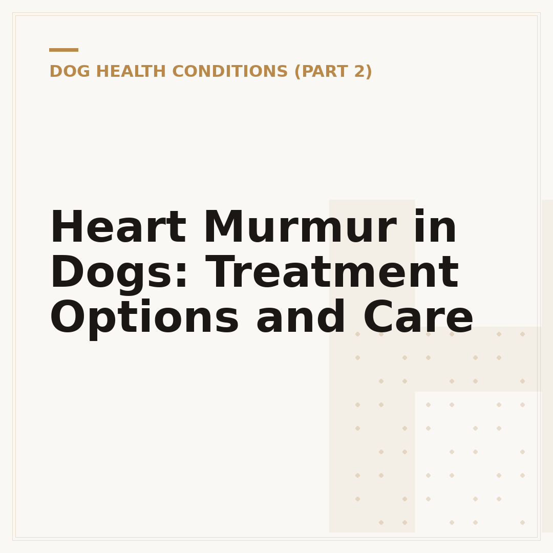 Heart Murmur in Dogs: Treatment Options and Care