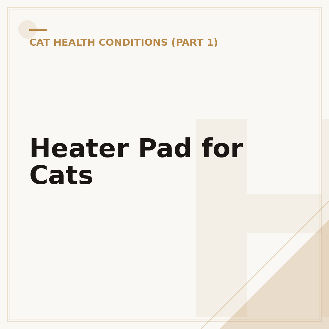 Heater Pad for Cats