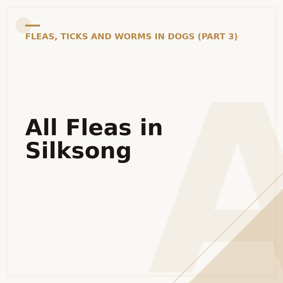 All Fleas in Silksong
