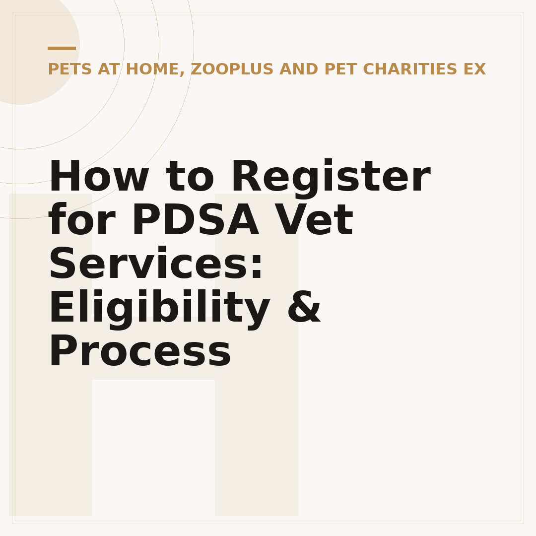 How to Register for PDSA Vet Services: Eligibility & Process