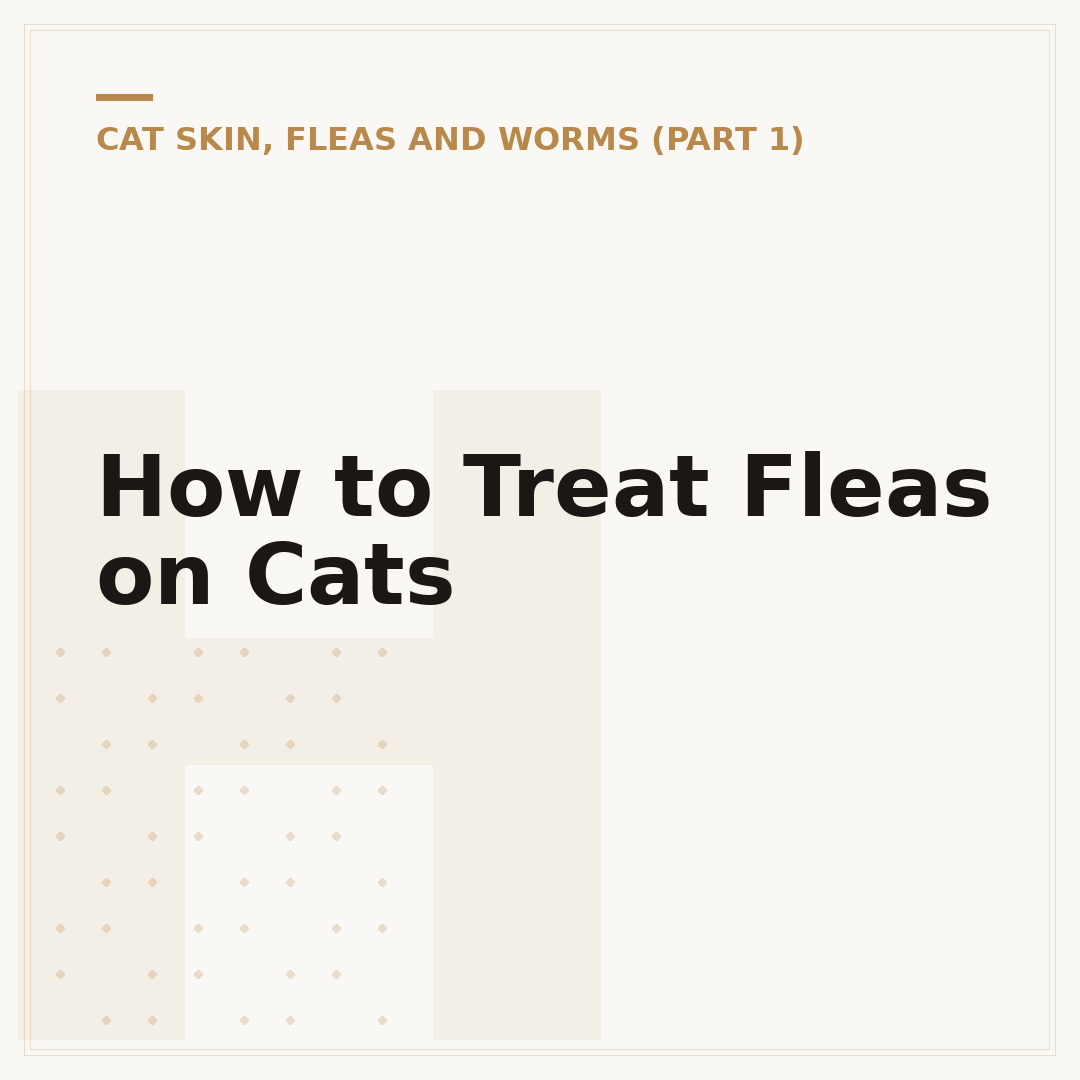 How to Treat Fleas on Cats