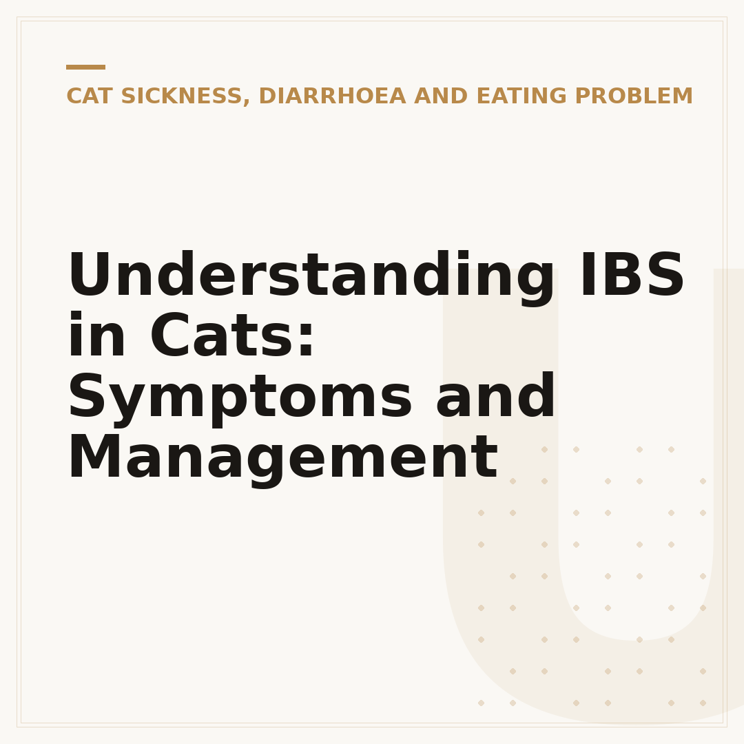 Understanding IBS in Cats: Symptoms and Management