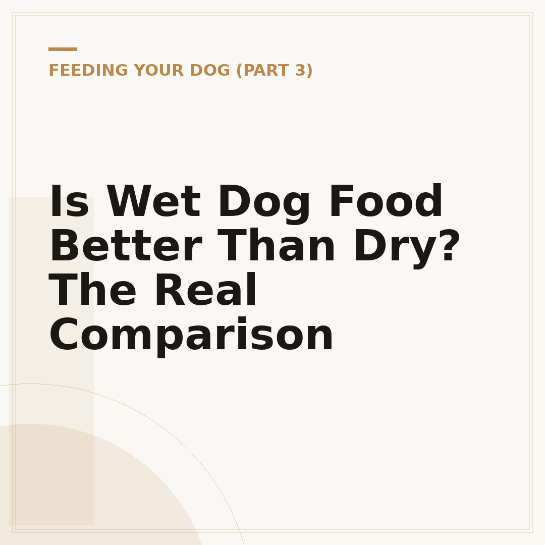 Is Wet Dog Food Better Than Dry? The Real Comparison