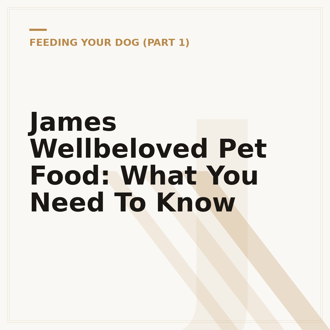 James Wellbeloved Pet Food: What You Need To Know