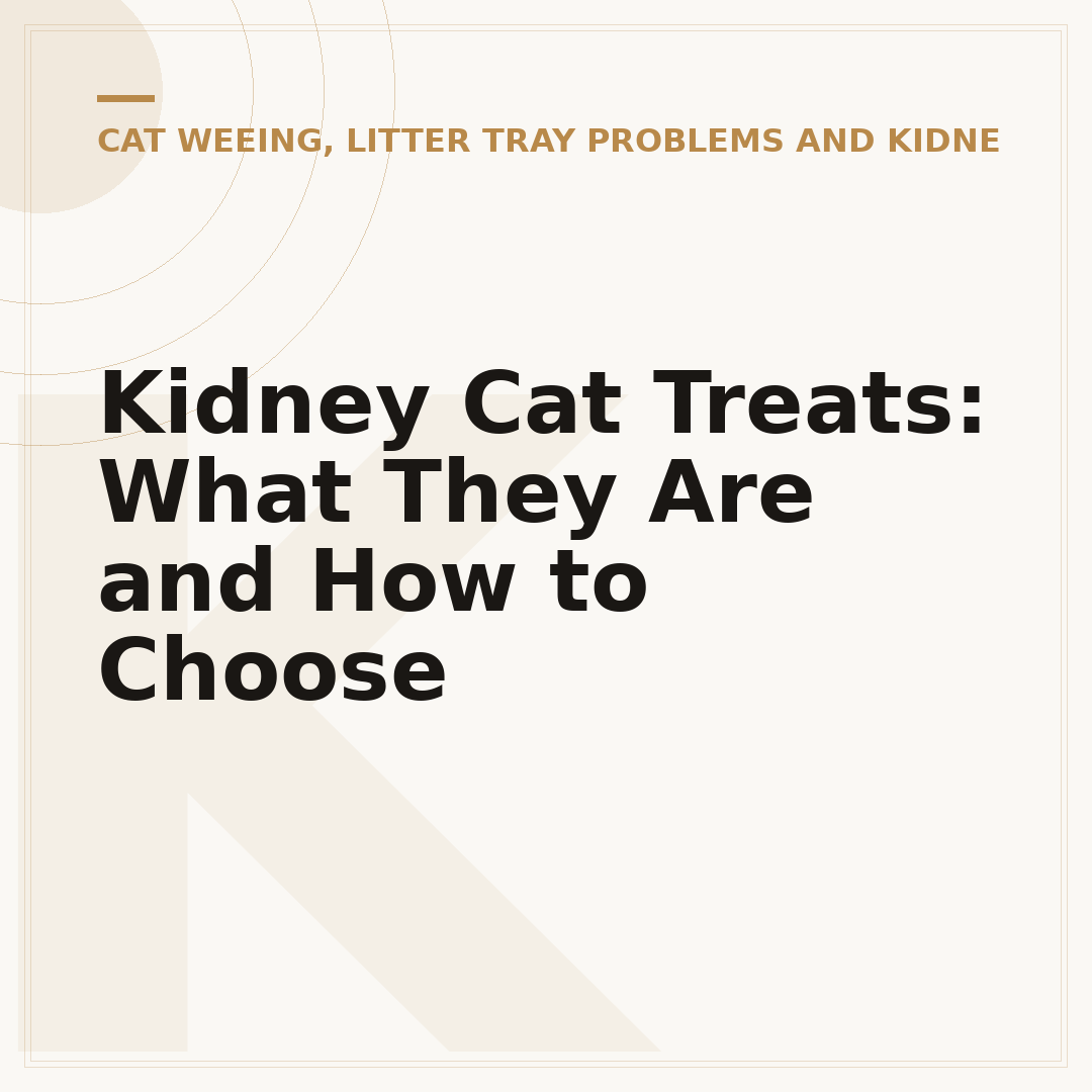 Kidney Cat Treats: What They Are and How to Choose