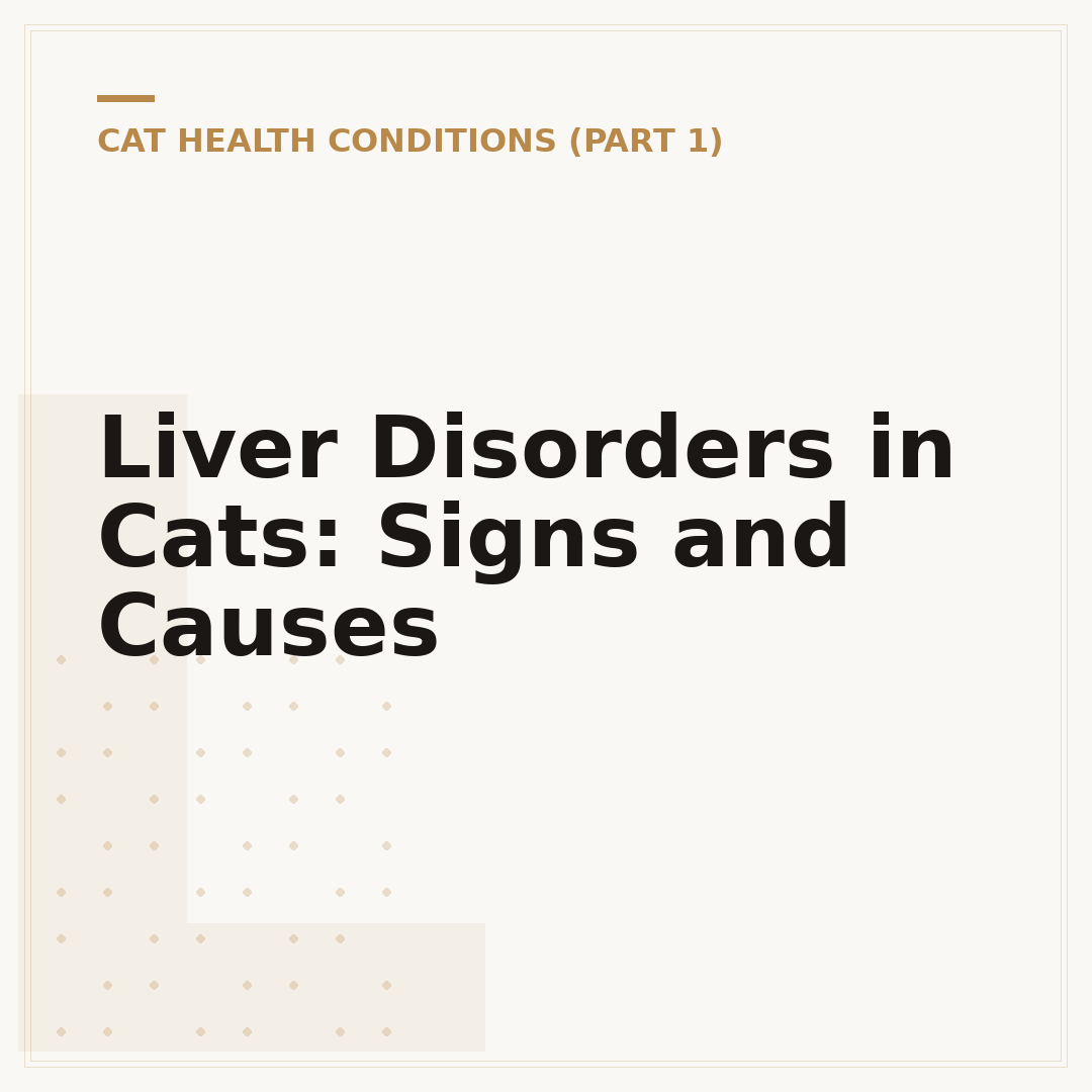 Liver Disorders in Cats: Signs and Causes