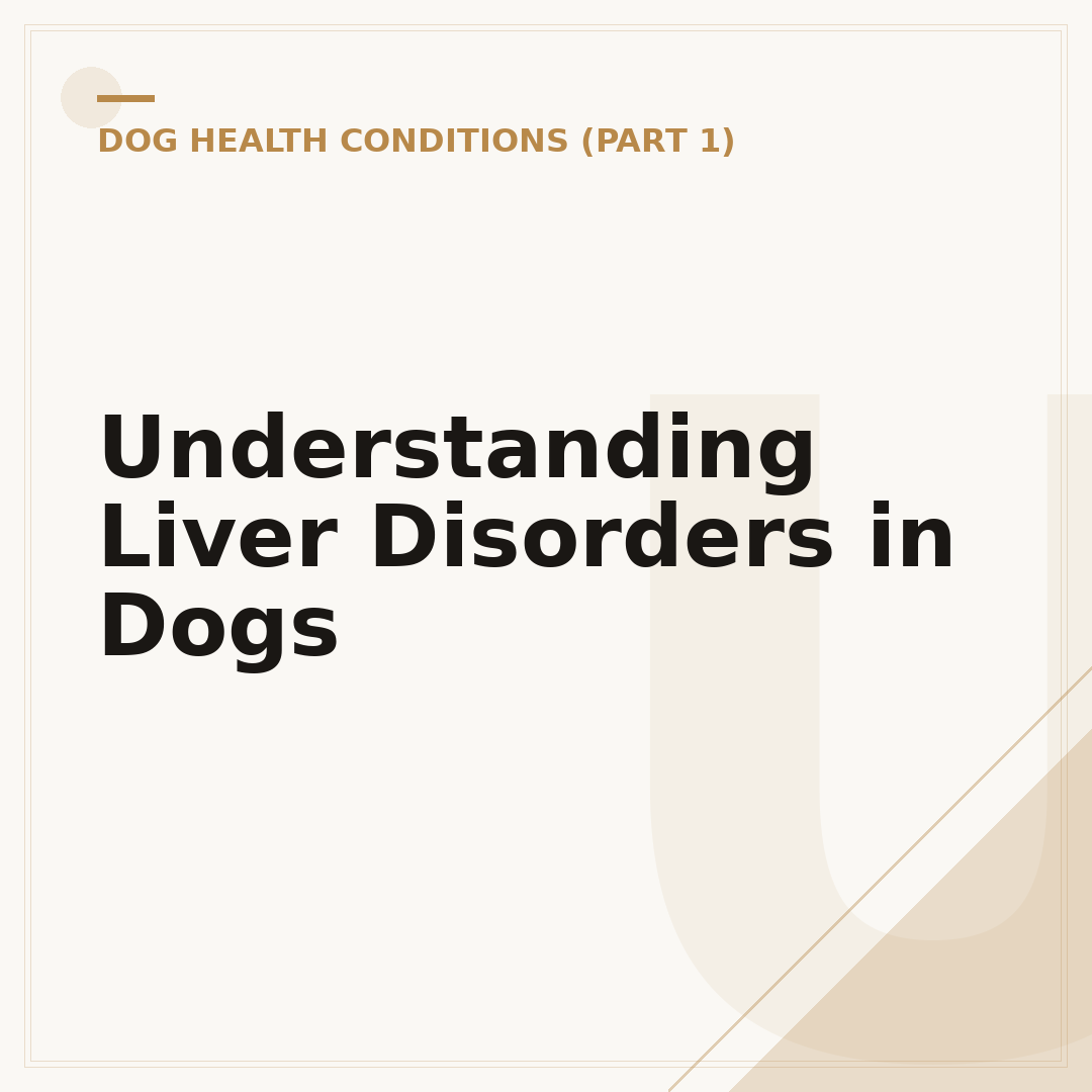 Understanding Liver Disorders in Dogs