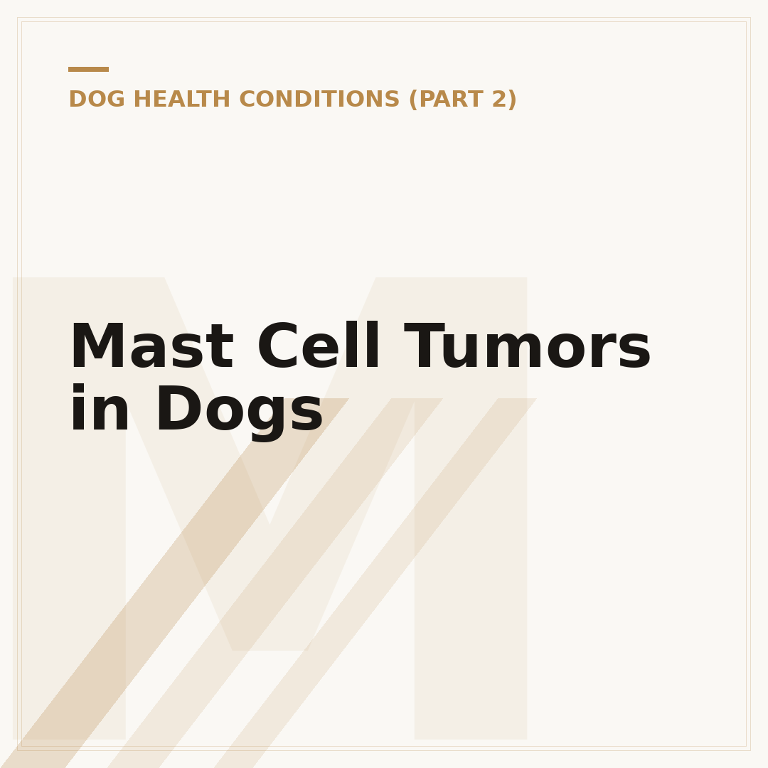 Mast Cell Tumors in Dogs
