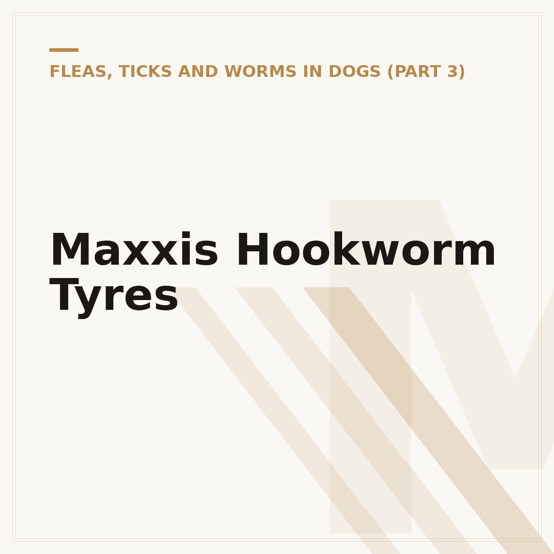 Maxxis Hookworm Tyres