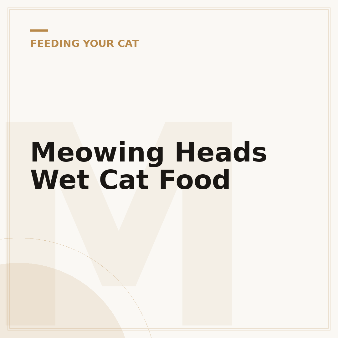 Meowing Heads Wet Cat Food