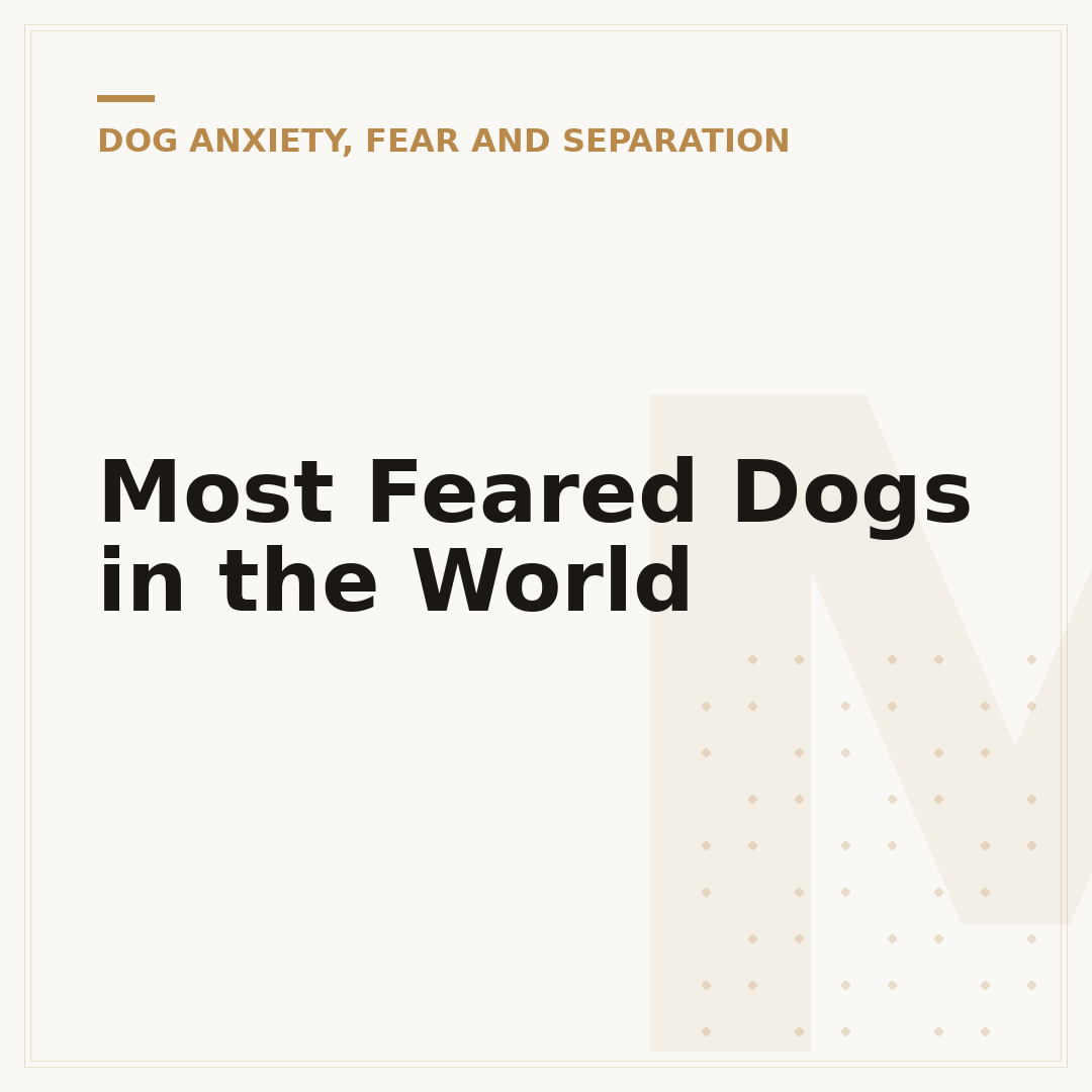 Most Feared Dogs in the World