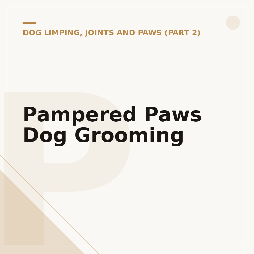 Pampered Paws Dog Grooming