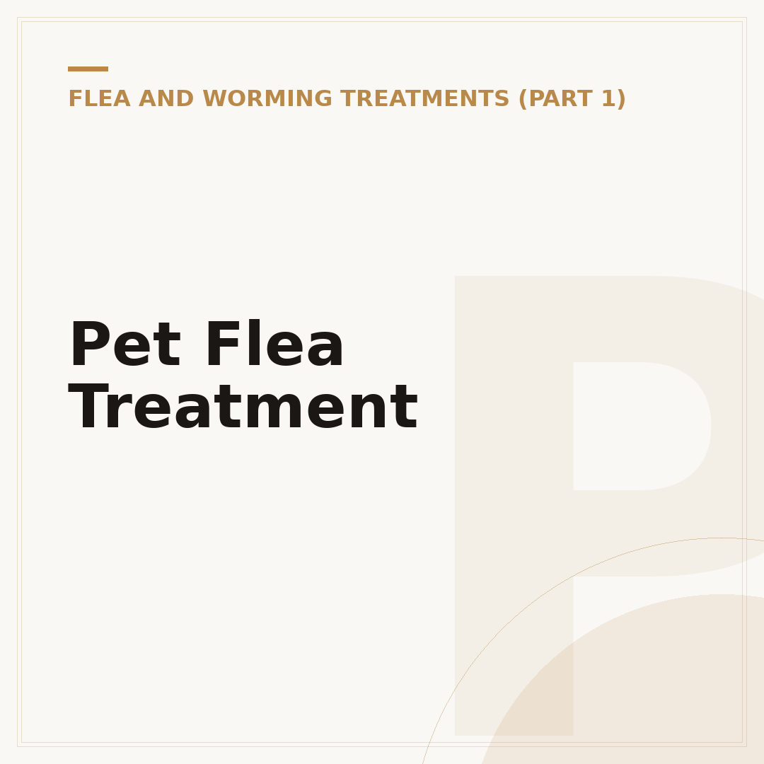 Pet Flea Treatment