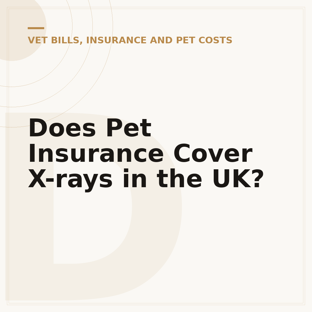 Does Pet Insurance Cover X-rays in the UK?