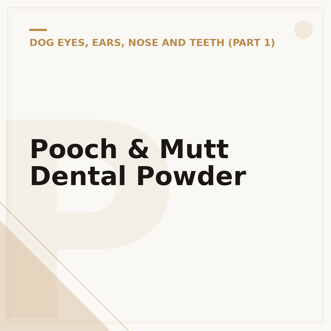 Pooch & Mutt Dental Powder