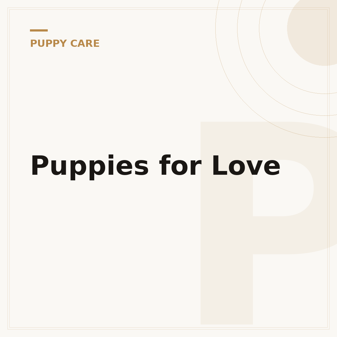 Puppies for Love