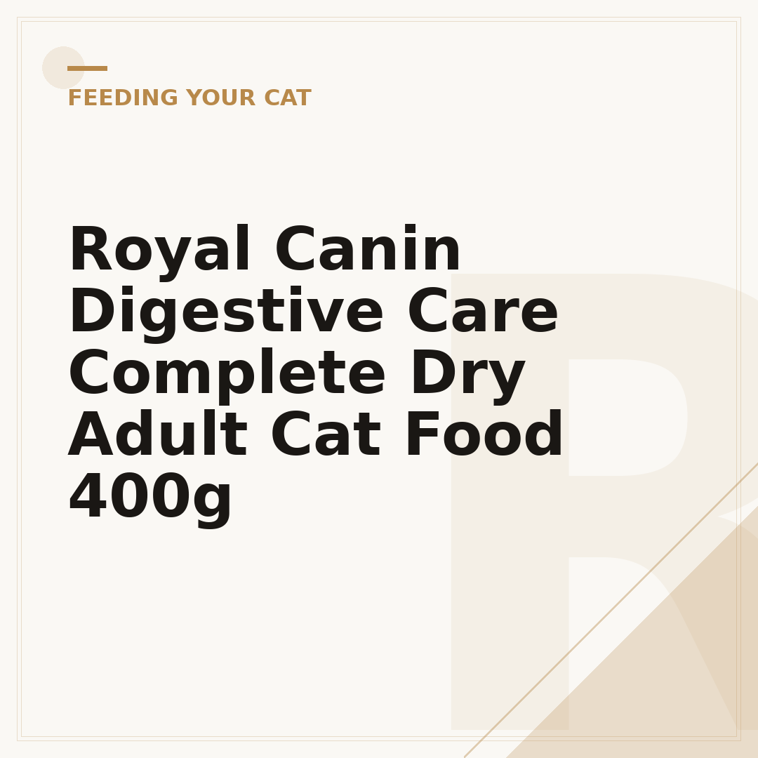 Royal Canin Digestive Care Complete Dry Adult Cat Food 400g