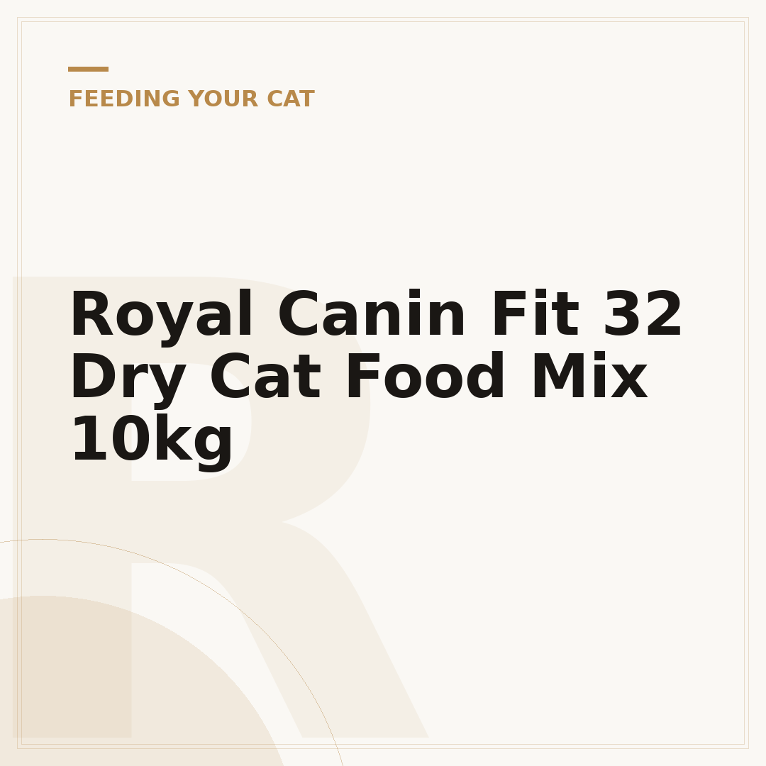 Royal Canin Fit 32 Dry Cat Food Mix 10kg