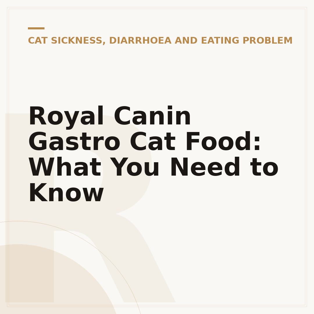Royal Canin Gastro Cat Food: What You Need to Know