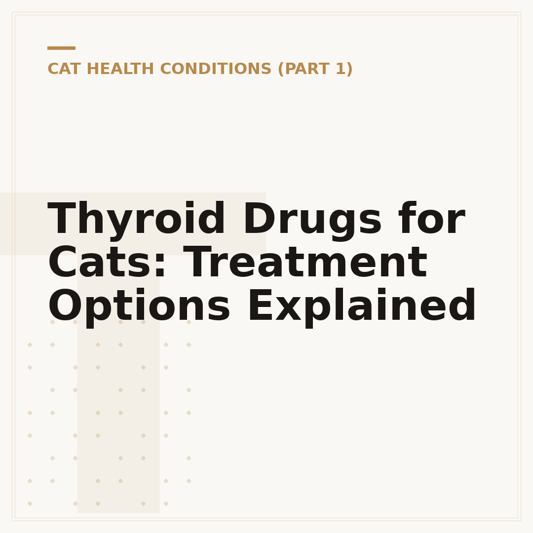 Thyroid Drugs for Cats: Treatment Options Explained