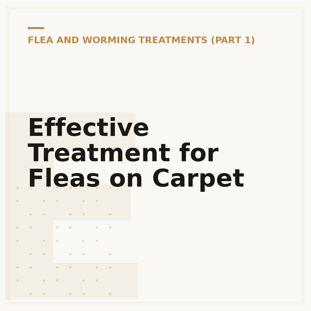 Effective Treatment for Fleas on Carpet