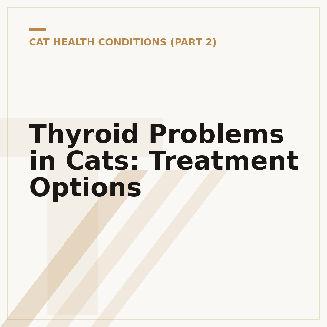 Thyroid Problems in Cats: Treatment Options
